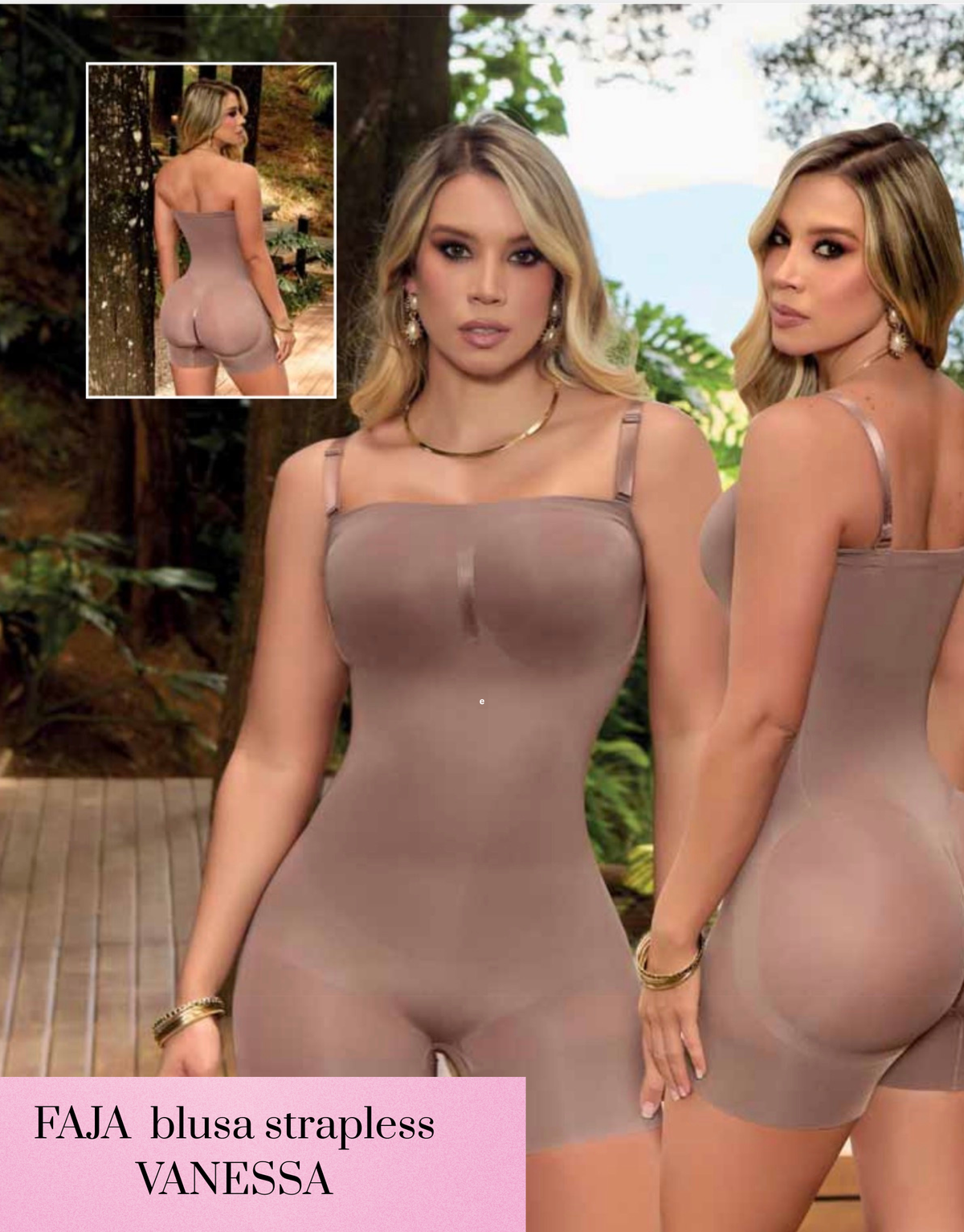 STRAPLESS VANESSA FAJA BLUSA