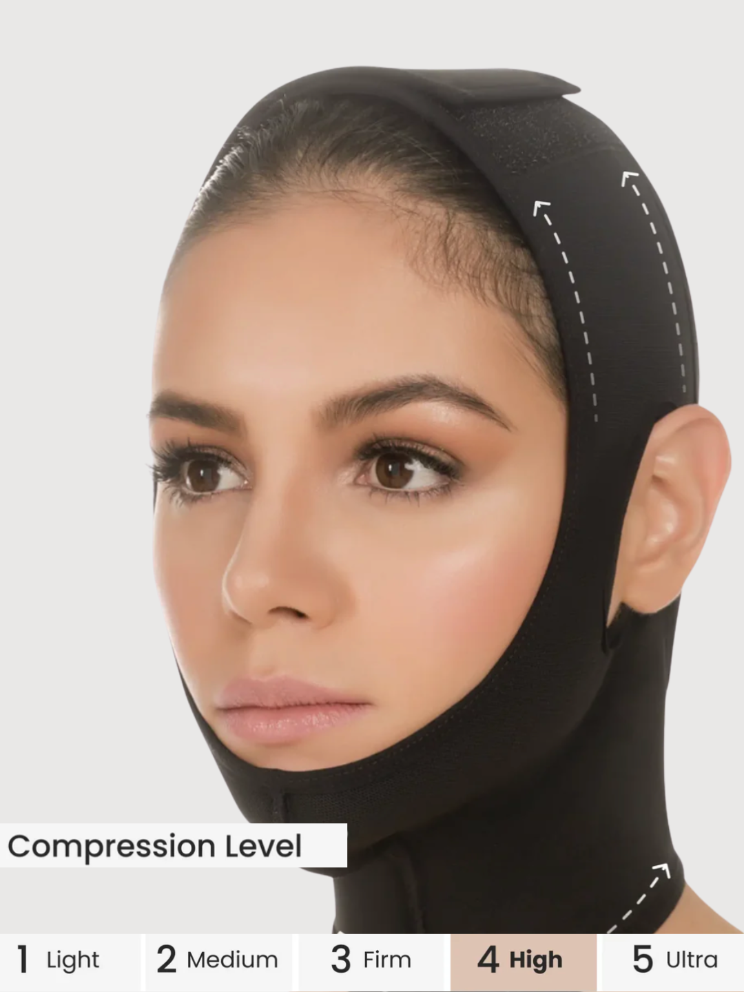Post surgery compression face wrap